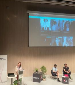 Jornada de presentación del Ecosistema Ideas Digitales en Etopia Zaragoza con los proyectos y agentes culturales mapeados en Aragón.